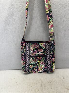 VERA BRADLEY Petal Paisley Quilted Cotton Hipster Crossbody Shoulder Bag